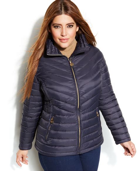 michael kors plus size puffer coat|More.